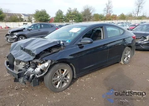 2018 Hyundai Elantra Sel from USA, damaged, VIN 5NPD84LF4JH383091